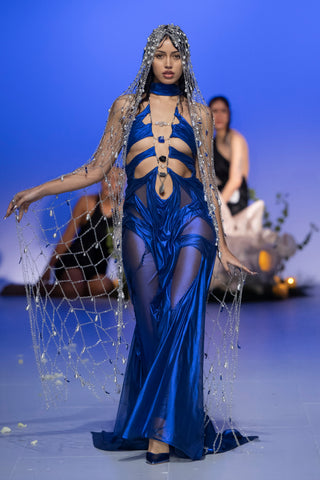 Metallic Venus Wetlook Dress Metallic Venus Wetlook Dress