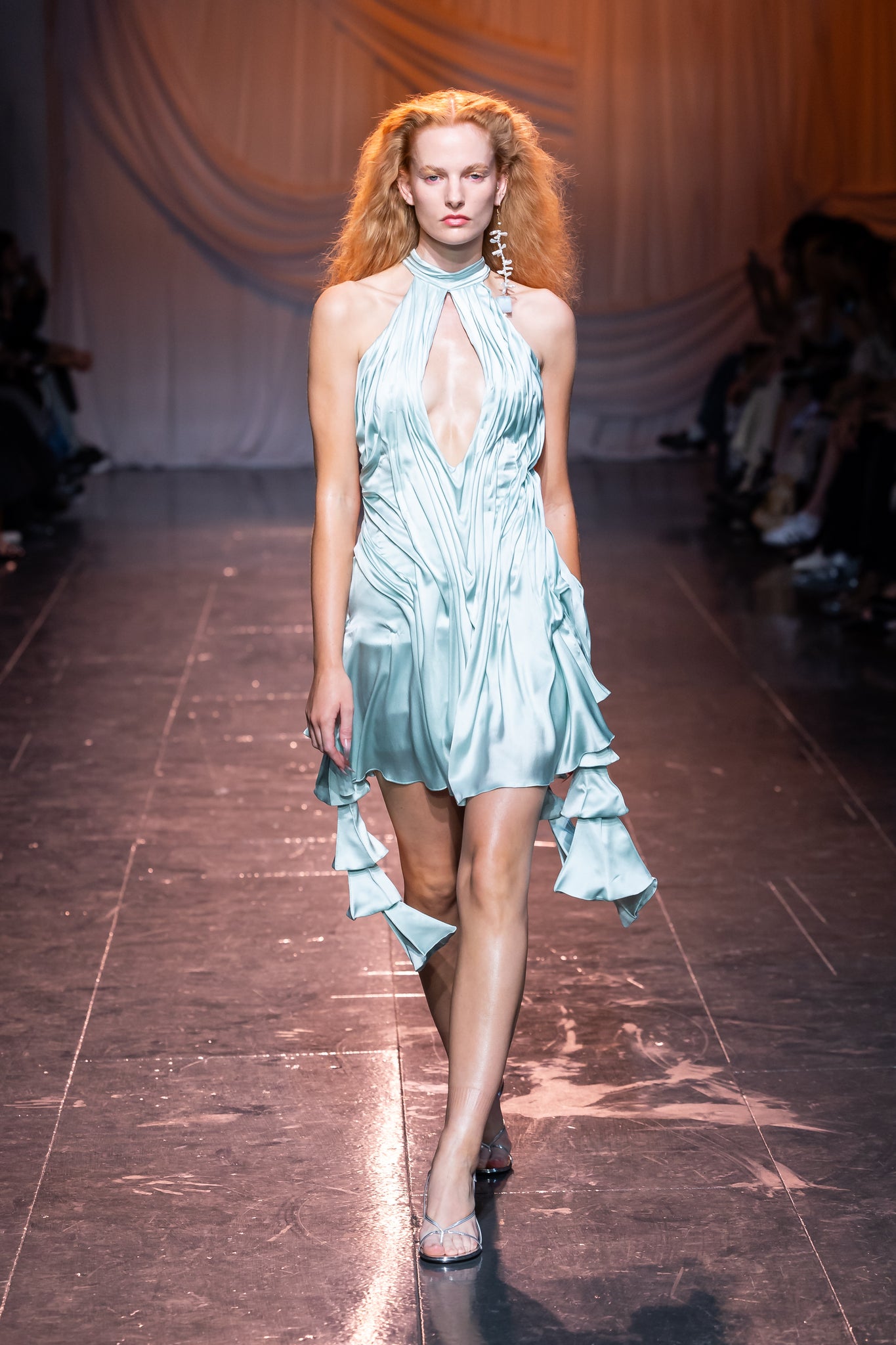 melt the lady の*あ様 melt the lady laceup mini dress メルト の*