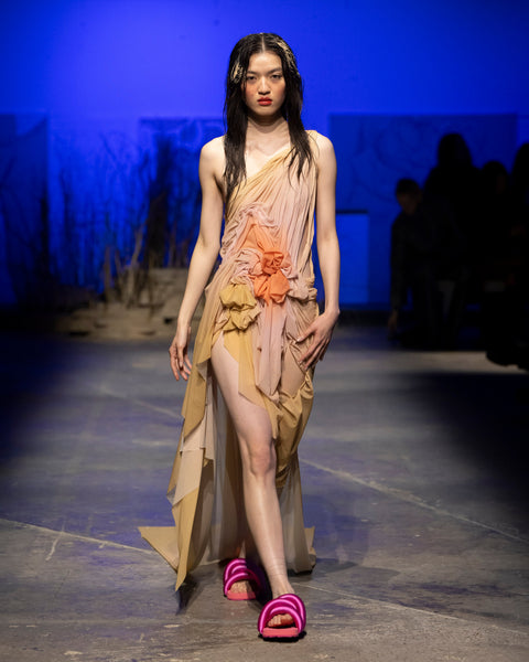 Flower Blossom Wetlook Dress – Di Petsa