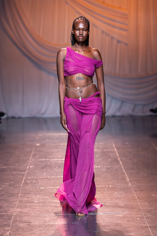 Wetlook Long Skirt