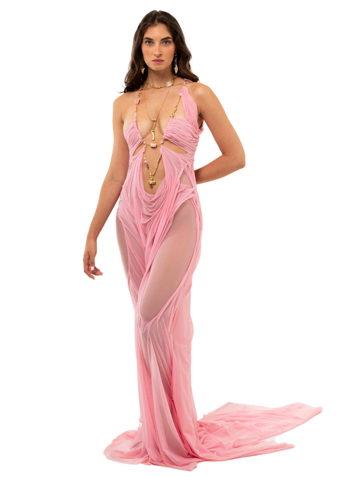 Pink Venus Wetlook Dress