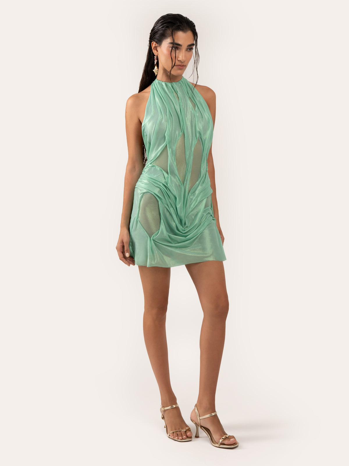 Siren Wetlook Mini Dress