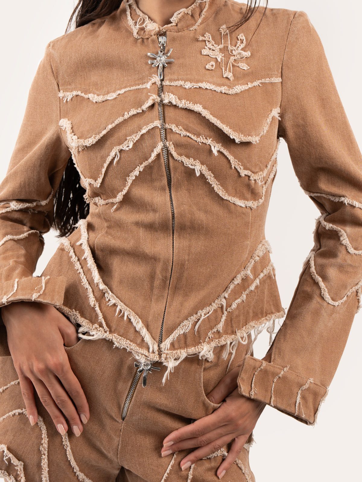Sand Wave Denim Jacket