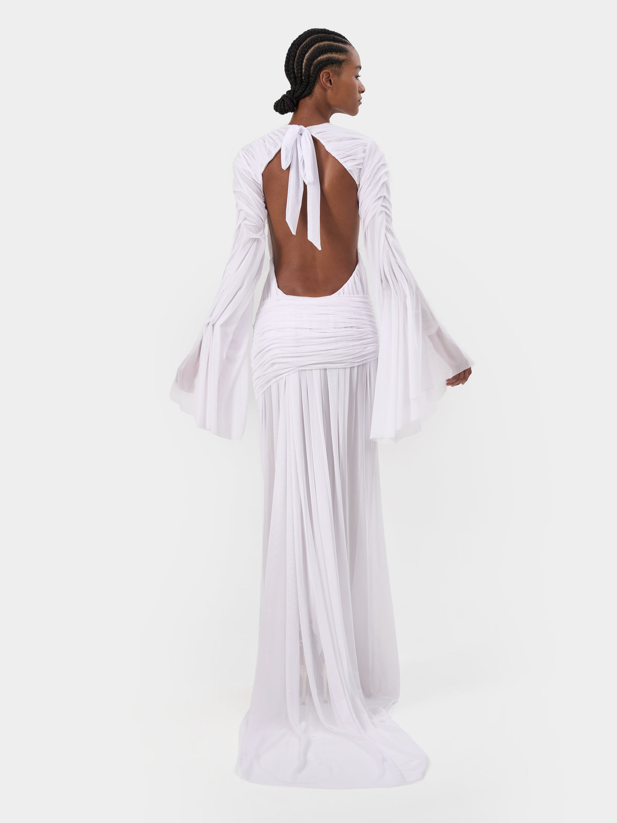 Long Sleeve Wetlook Dress