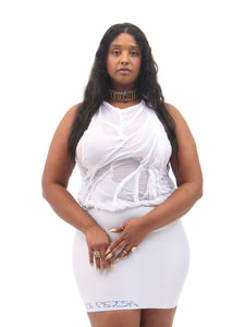 Long Wetlook Dress